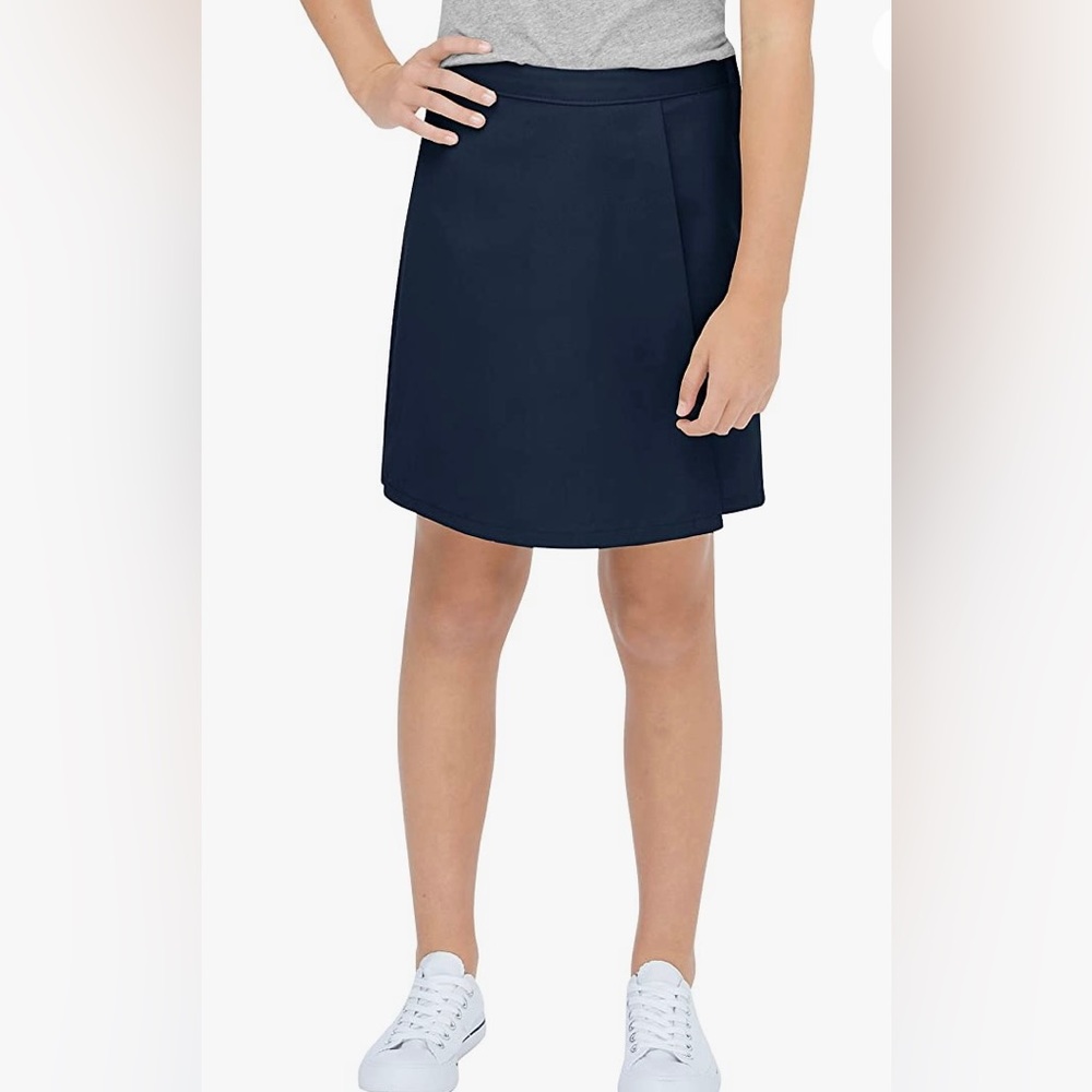 Dickie’s Girl’s Wrap Skort School Uniform Skort Navy Blue!